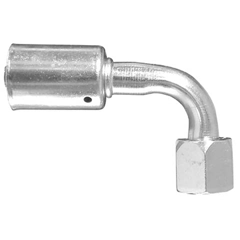 Dayco 118021 90 Degree Bent Tube Female Swivel - Sae 45 Degree Flare