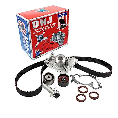 DNJ TBK960WP Timing Belt Kit with Water Pump for 1994-2004 Lexus, Toyota Avalon, Camry, ES300 3.0L V6 24V DOHC 2995cc