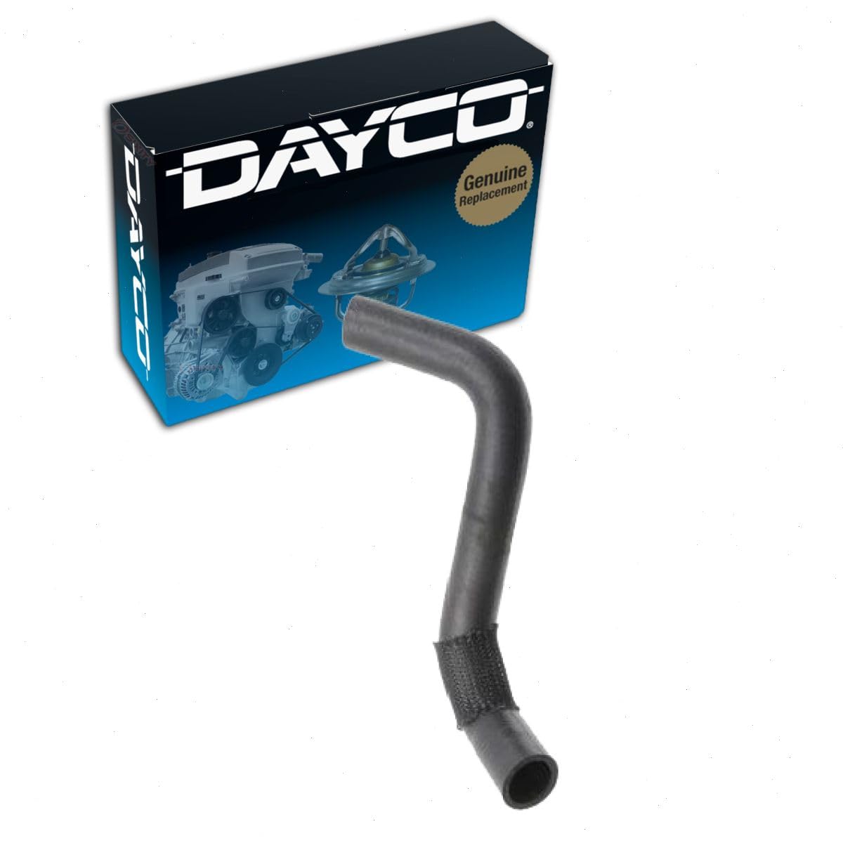Dayco 72071 Lower Radiator Hose, Black