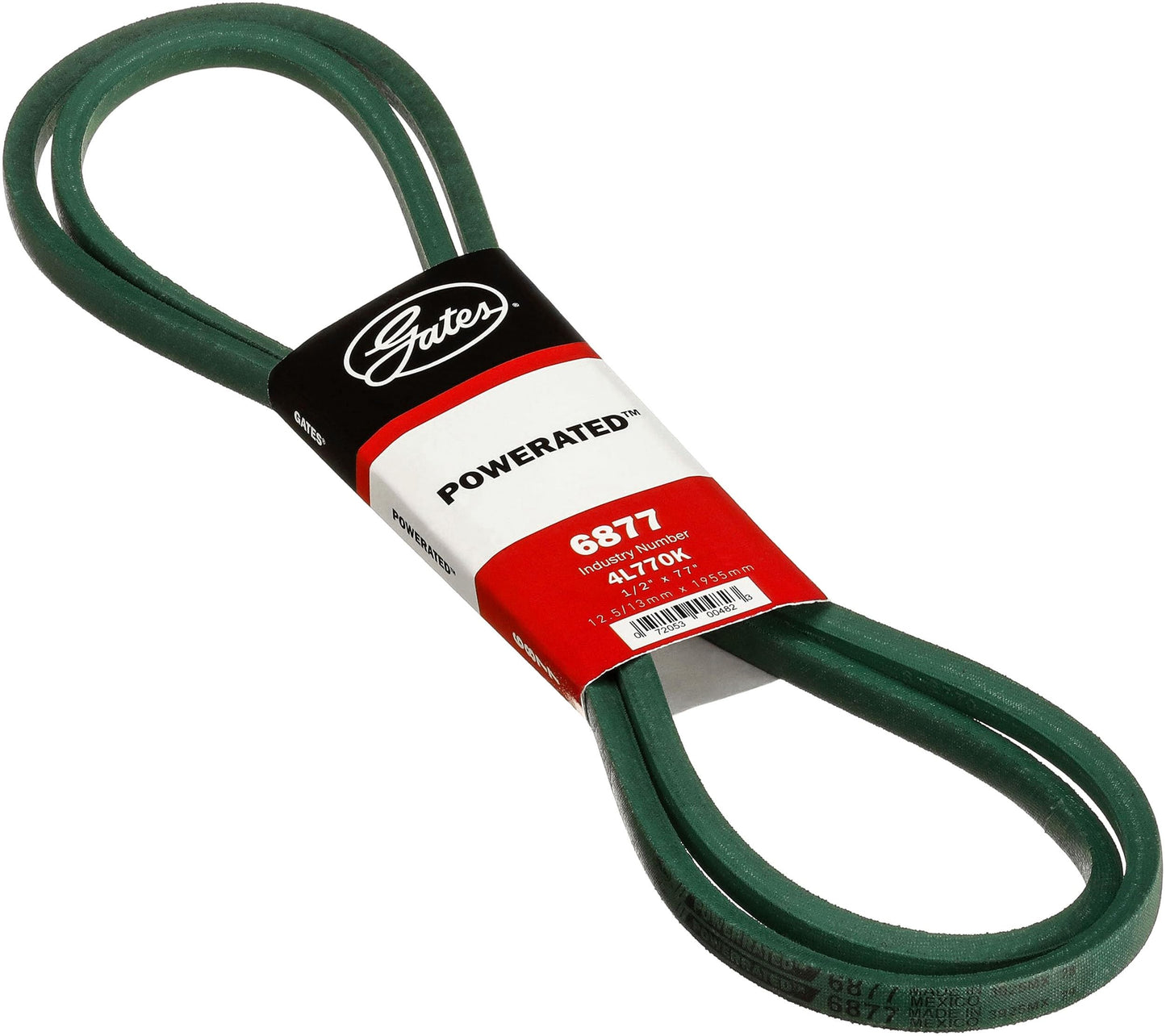 Gates 6877 1/2" X 77" PoweRated V-Belt