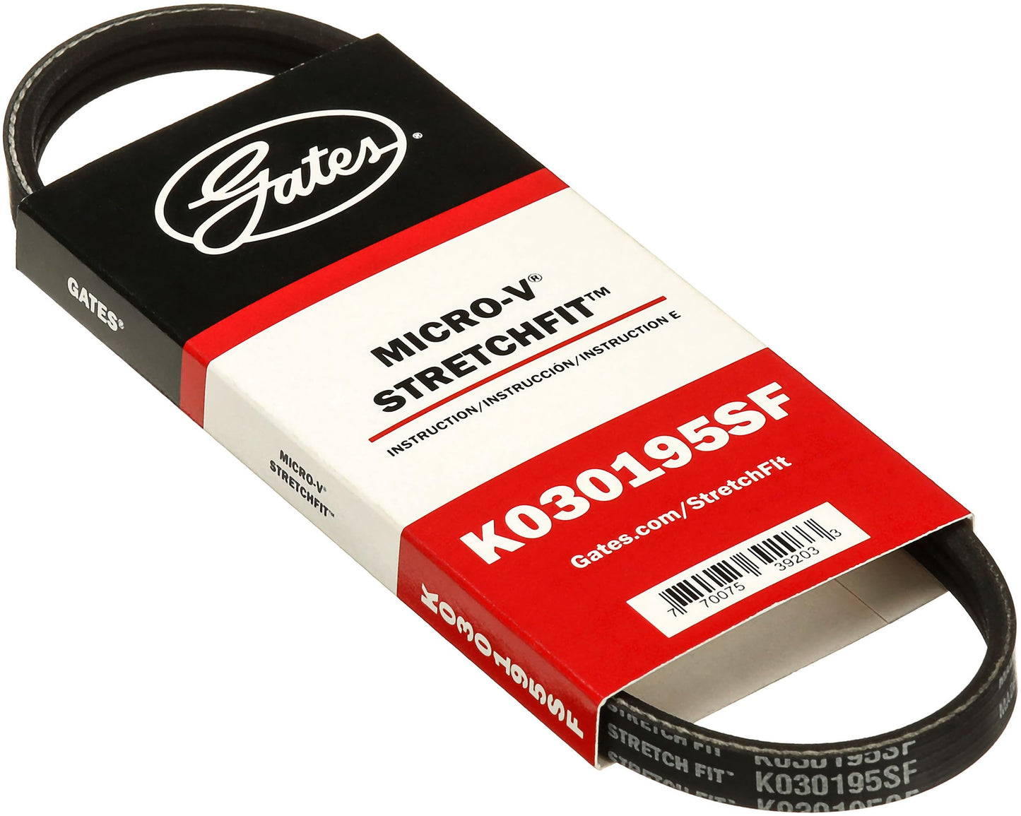Stretch Fit Micro-V Serpentine Drive Belt