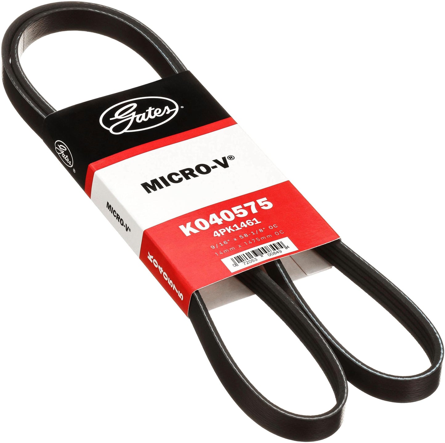 Gates K040575 Micro-V Serpentine Drive Belt