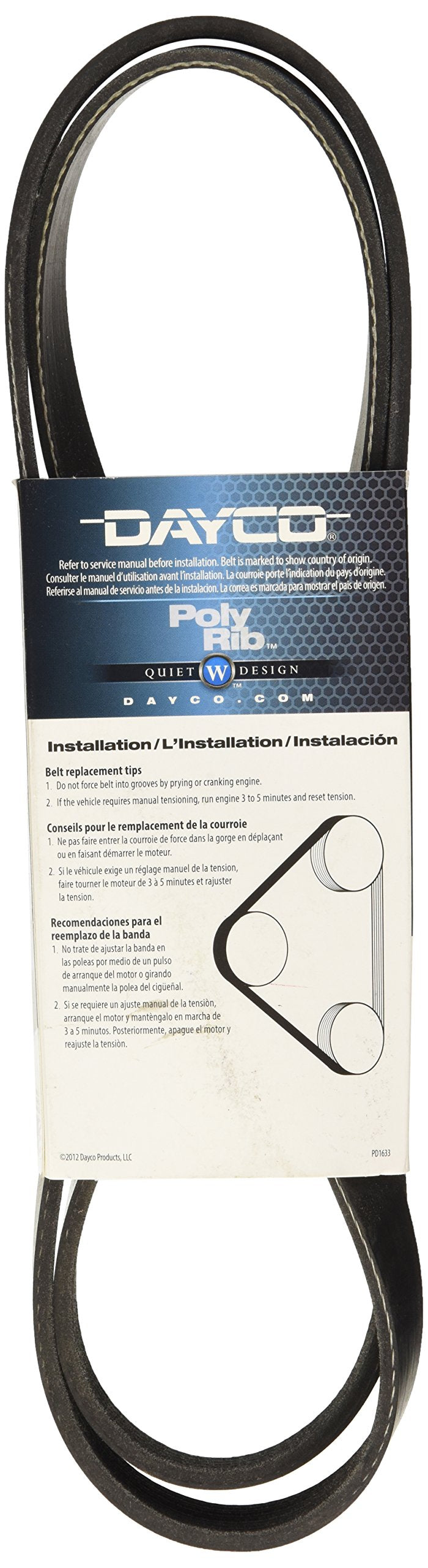 Dayco 5050570 Serpentine Belt