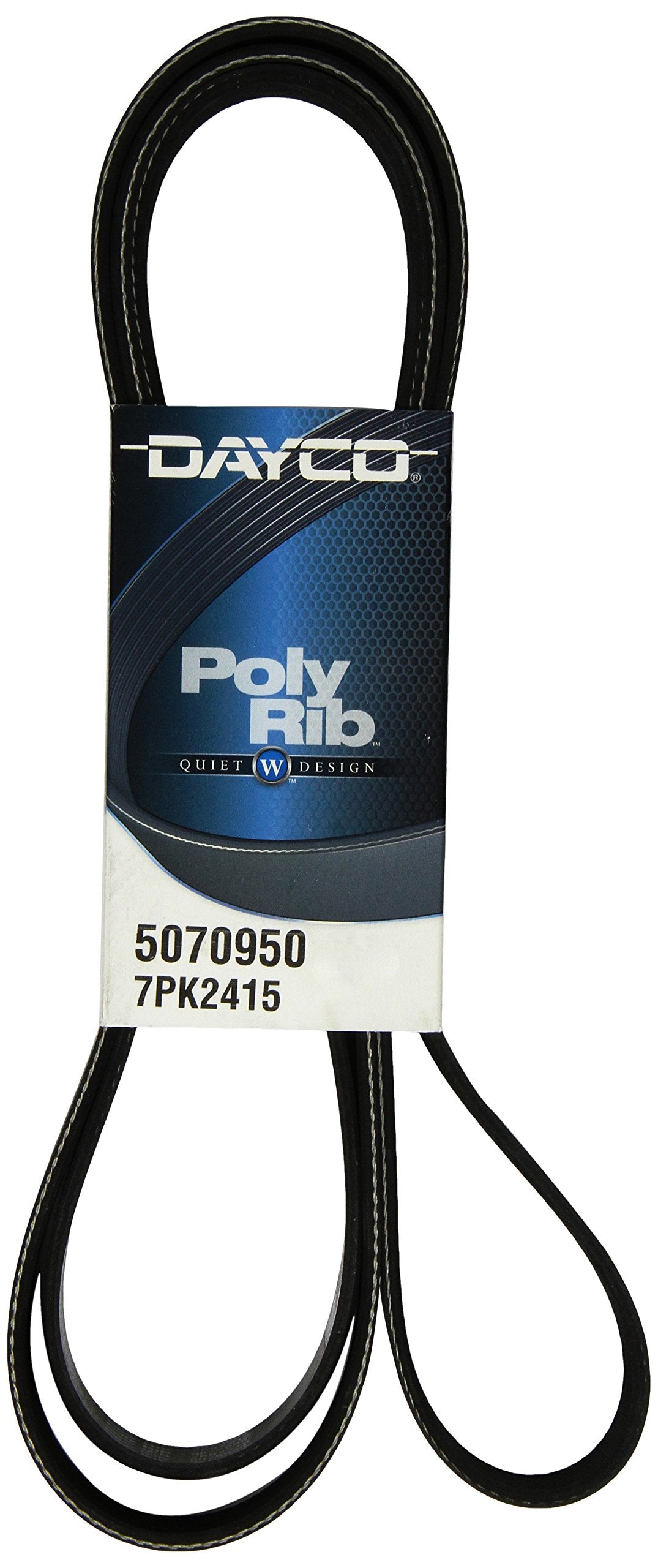 Dayco 5070950 Serpentine Belt , Black