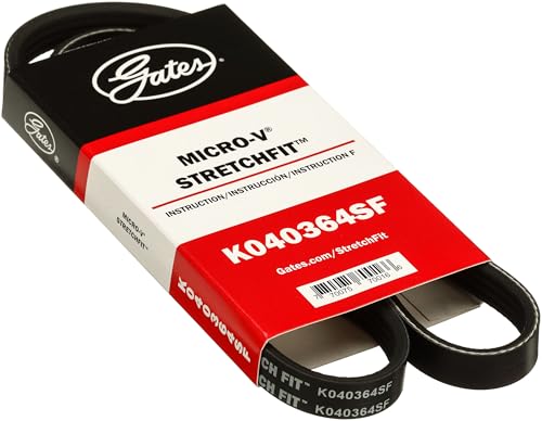 nobrandname K040364SF Stretch Fit Micro-V Serpentine Drive Belt