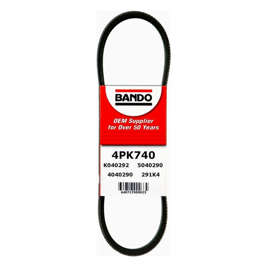 Bando USA 4PK740 OEM Quality Serpentine Belt