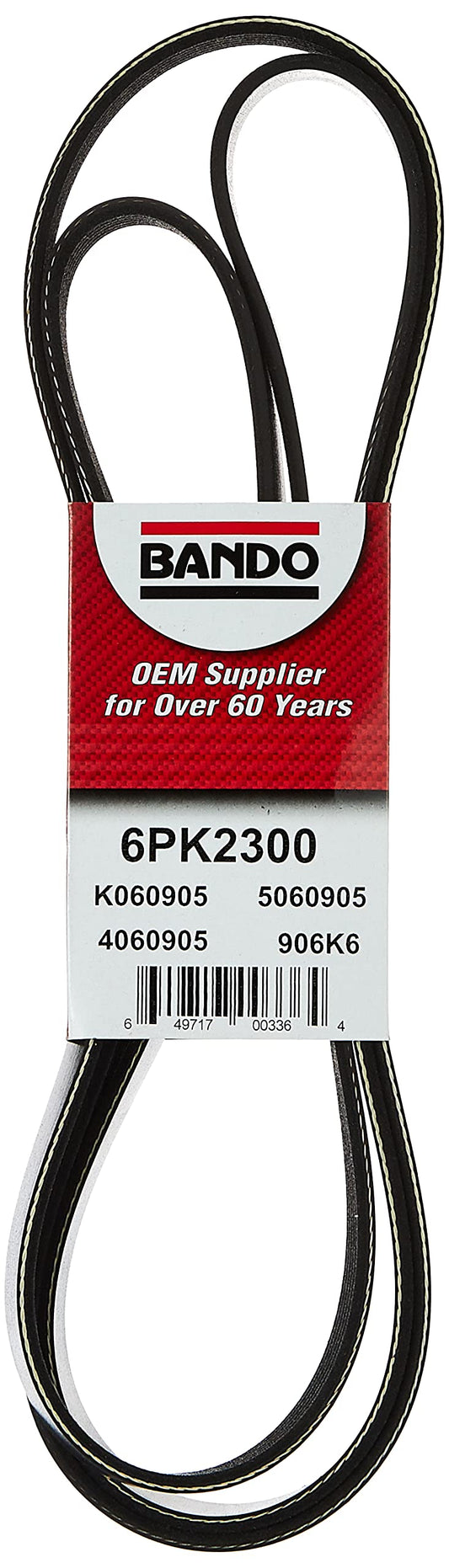 Bando USA 6PK2300 OEM Quality Serpentine Belt