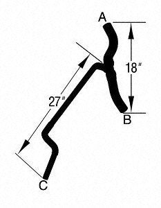 Dayco 72175 Lower Radiator Hose