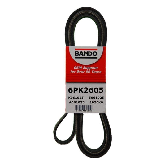 Bando USA 6PK2605 OEM Quality Serpentine Belt