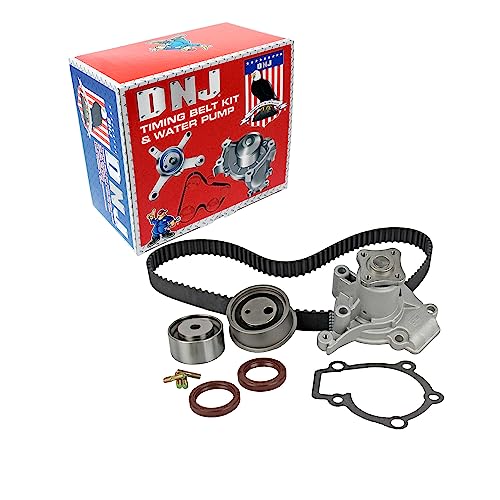 DNJ TBK124WP Timing Belt Kit with Water Pump for 1996-1998 Hyundai Elantra Tiburon 1.8L L4 16V DOHC 1795cc