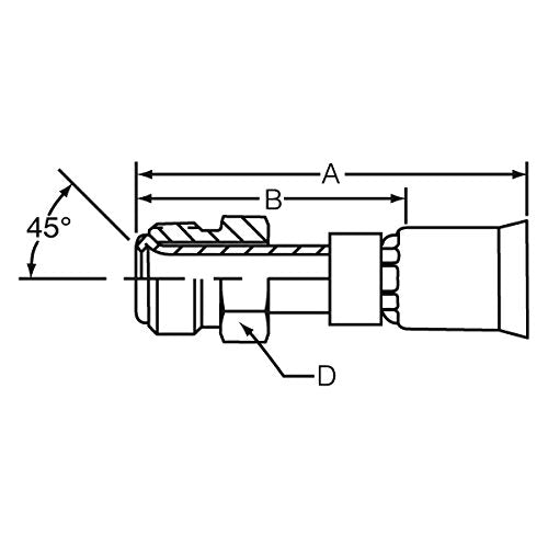 Dayco 111195 Male Swivel Inverted Flare
