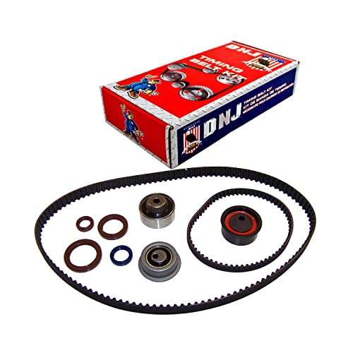 DNJ TBK162 Timing Belt Kit for 2004-2007 Mitsubishi Eclipse, Galant, Lancer 2.4L L4 16V SOHC 2400cc