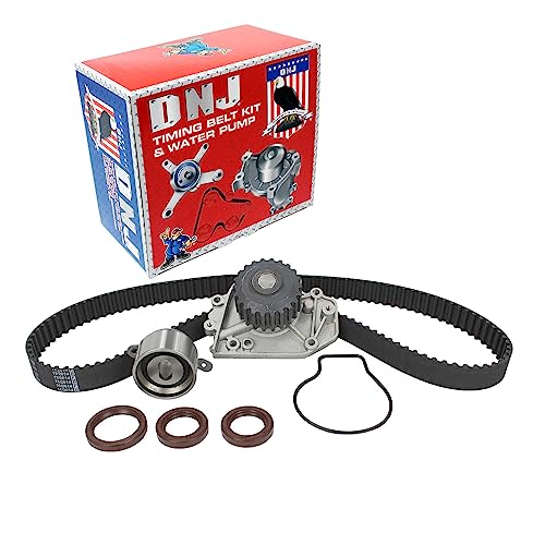 DNJ TBK217AWP Timing Belt Kit with Water Pump for 1994-2001 Acura Integra 1.8L L4 16V DOHC 1797cc