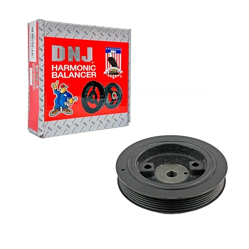 DNJ HBA1268 Harmonic Balancer for 1999-2010 Hyundai, Kia Optima, Santa Fe, Sonata 2.5L-2.7L V6 24V DOHC 2500cc