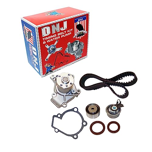 DNJ TBK124BWP Timing Belt Kit with Water Pump for 2006-2007 Hyundai Elantra Tucson 2.0L L4 16V DOHC 1975cc