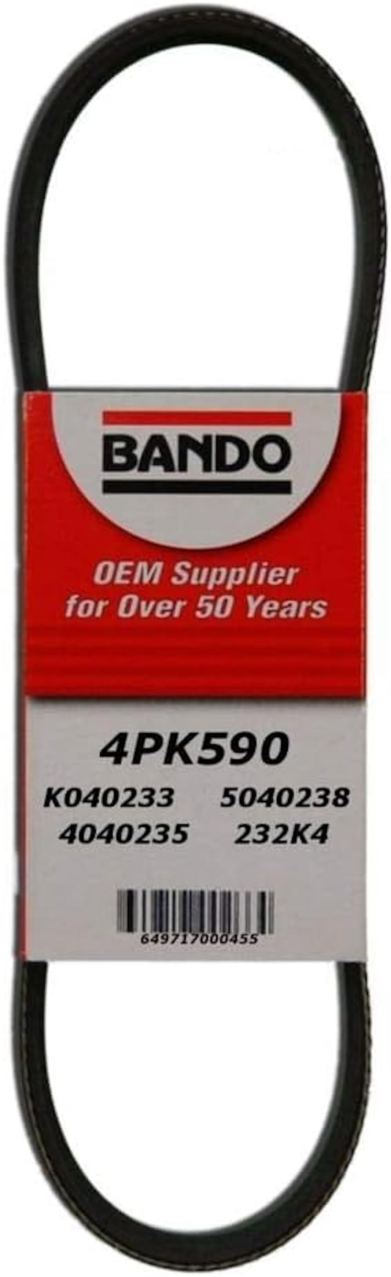 Bando USA 4PK590 OEM Quality Serpentine Belt