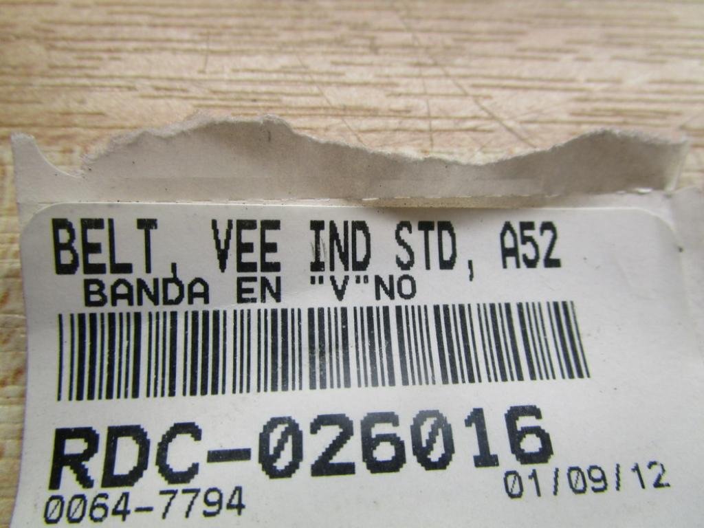 Continental - Goodyear - Hy-T Plus Belts (A52)