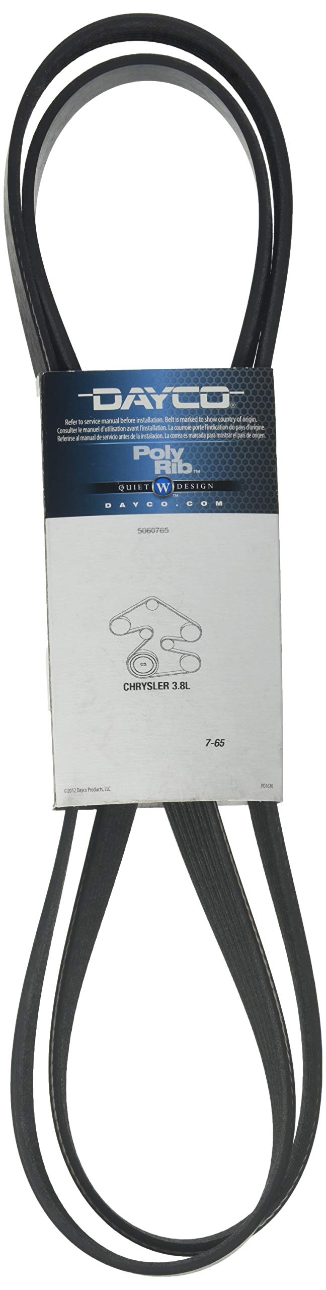 Dayco 5060765 Serpentine Belt