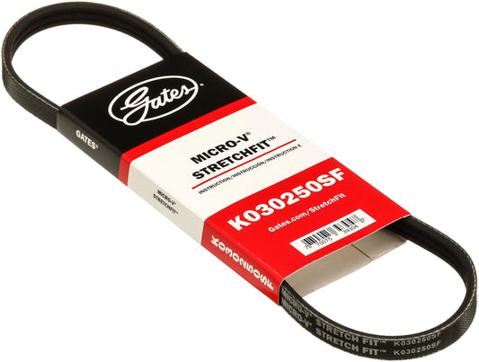 Gates K030250SF Stretch Fit Micro-V Serpentine Drive Belt