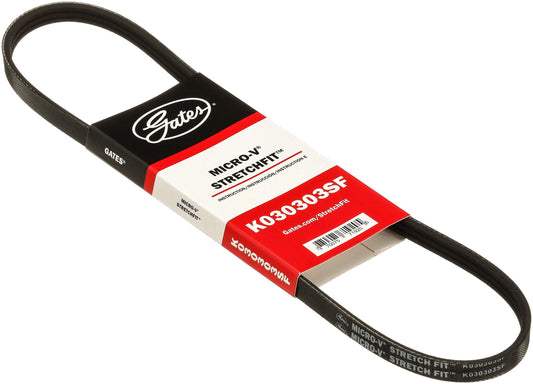 Gates Genuine K030303SF Stretch Fit Micro-V Serpentine Drive Belt