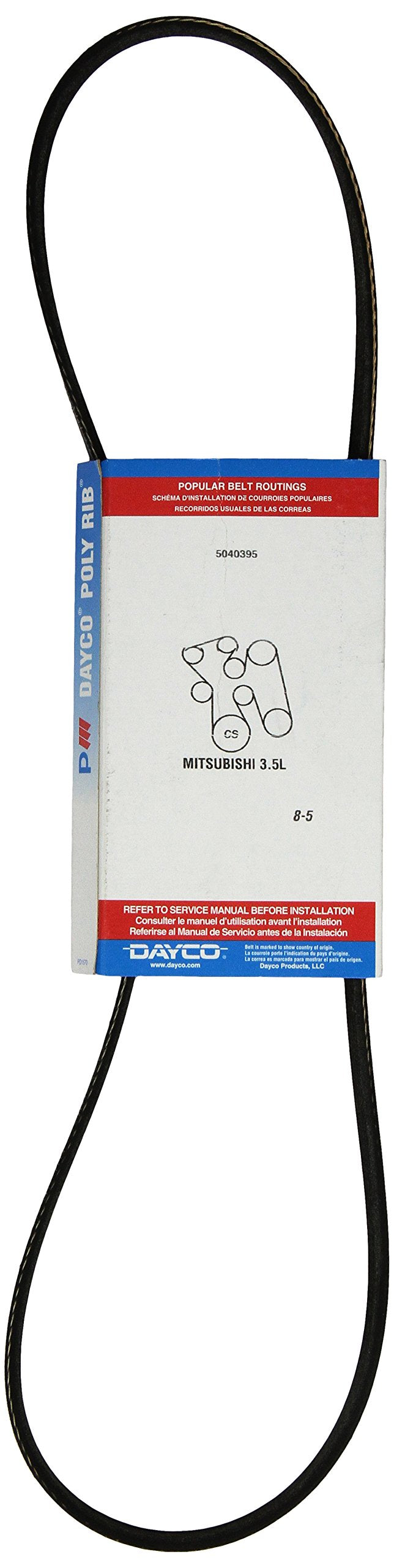 Dayco 5040395 Serpentine Belt