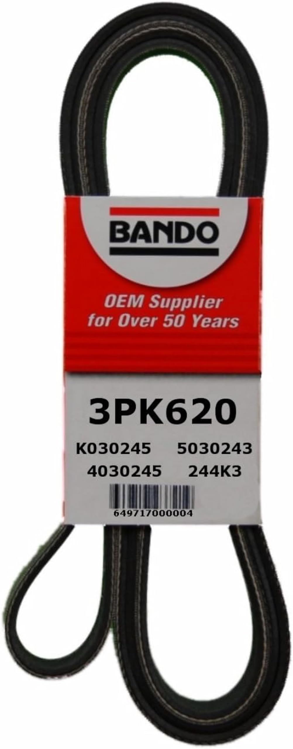 Bando USA 3PK620 OEM Quality Serpentine Belt