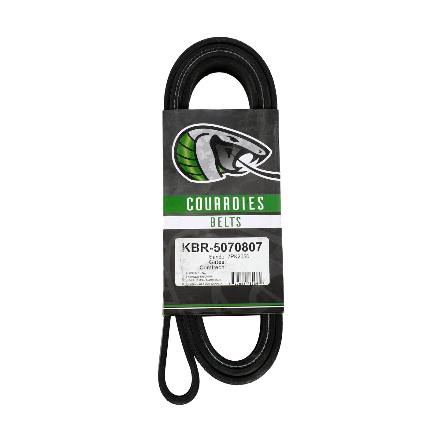 Kobra Serpentine Belt KBR-5070807 Replacement for Mercedes-Benz Sprinter 2500 ML350 3500 GL350 Freightliner GLS350d 4500 3500XD