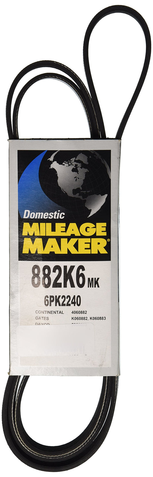 Continental 882K6MK Mileage Maker V-Ribbed Belt
