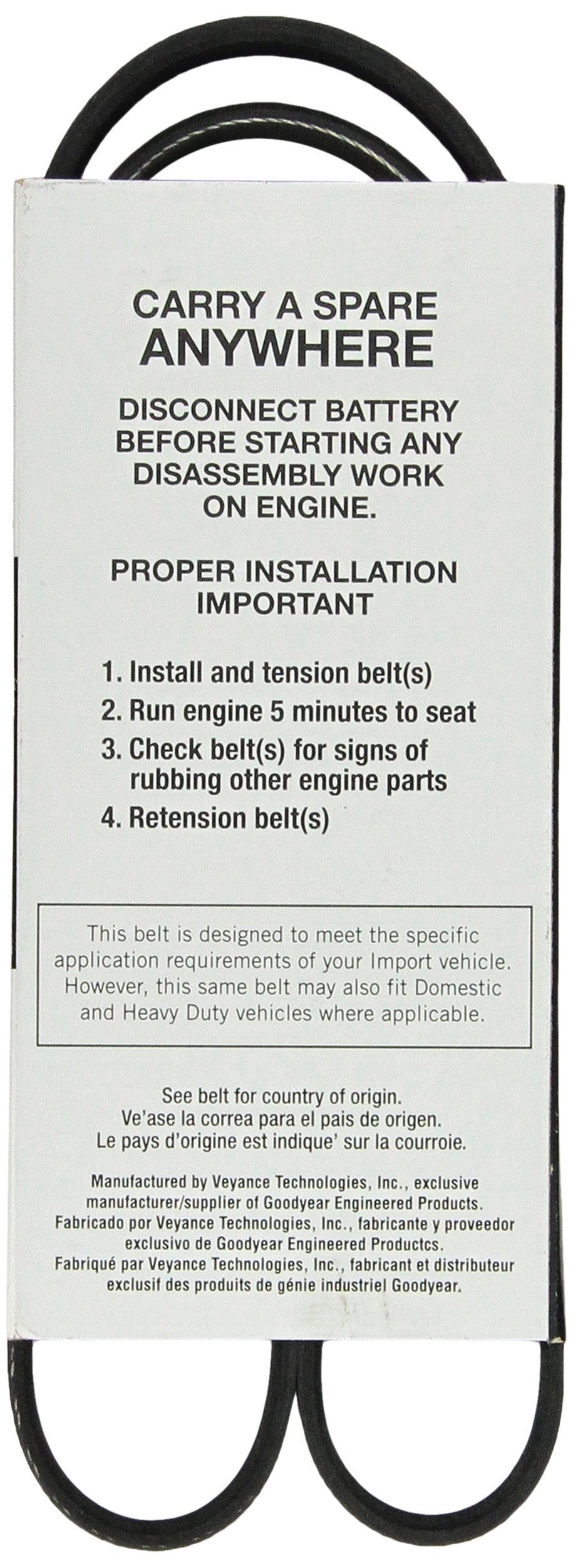 Continental 435K5MK Mileage Maker V-Ribbed Belt | Patman Parts