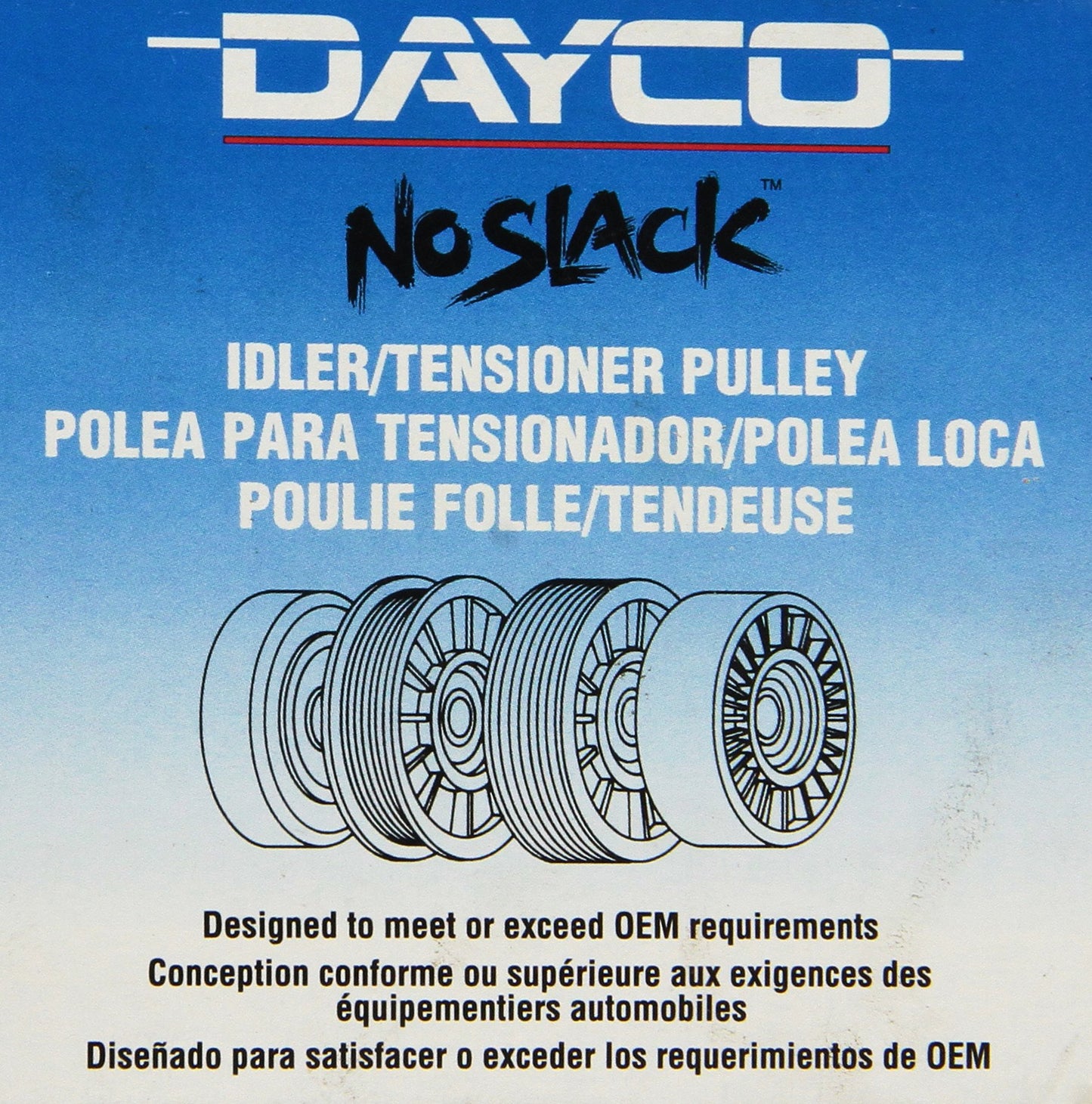 Dayco 89075 Drive Belt Idler Pulley